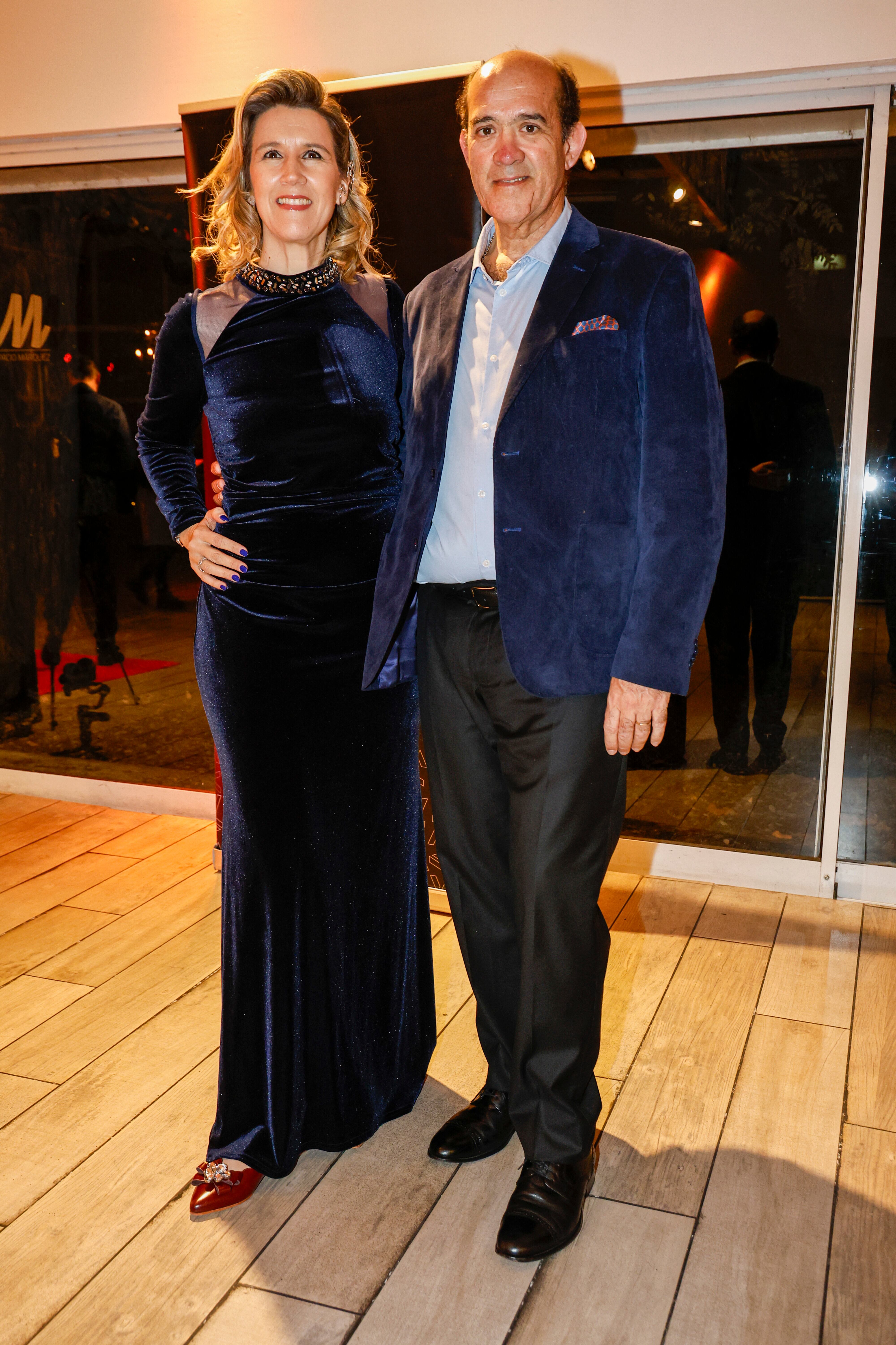 Sara Fleming y su esposo, Raúl González Llamazares