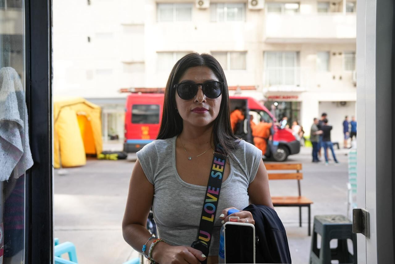 Roxana Garay, vecina de la torre B