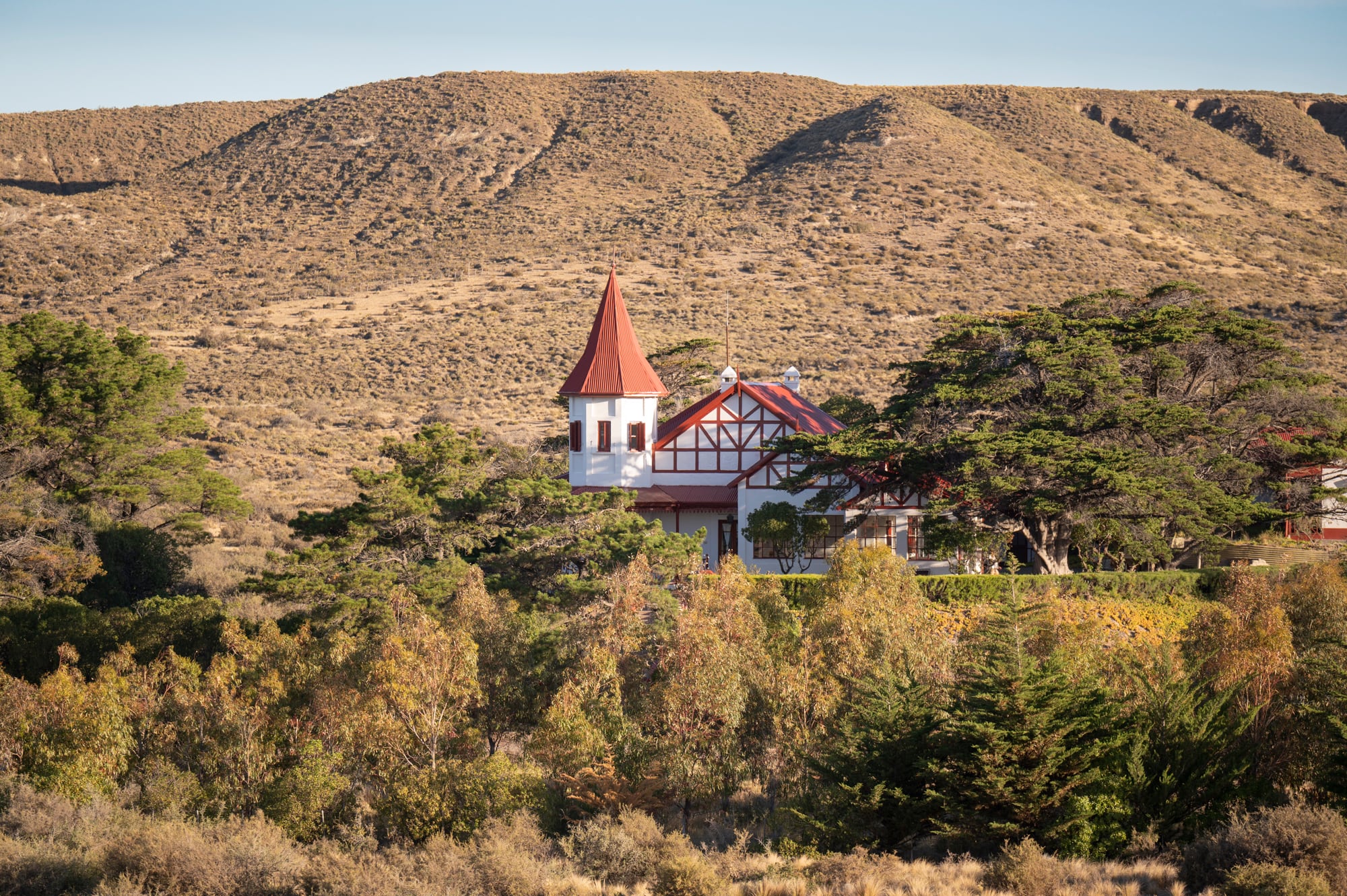 El casco de la estancia de estilo normando