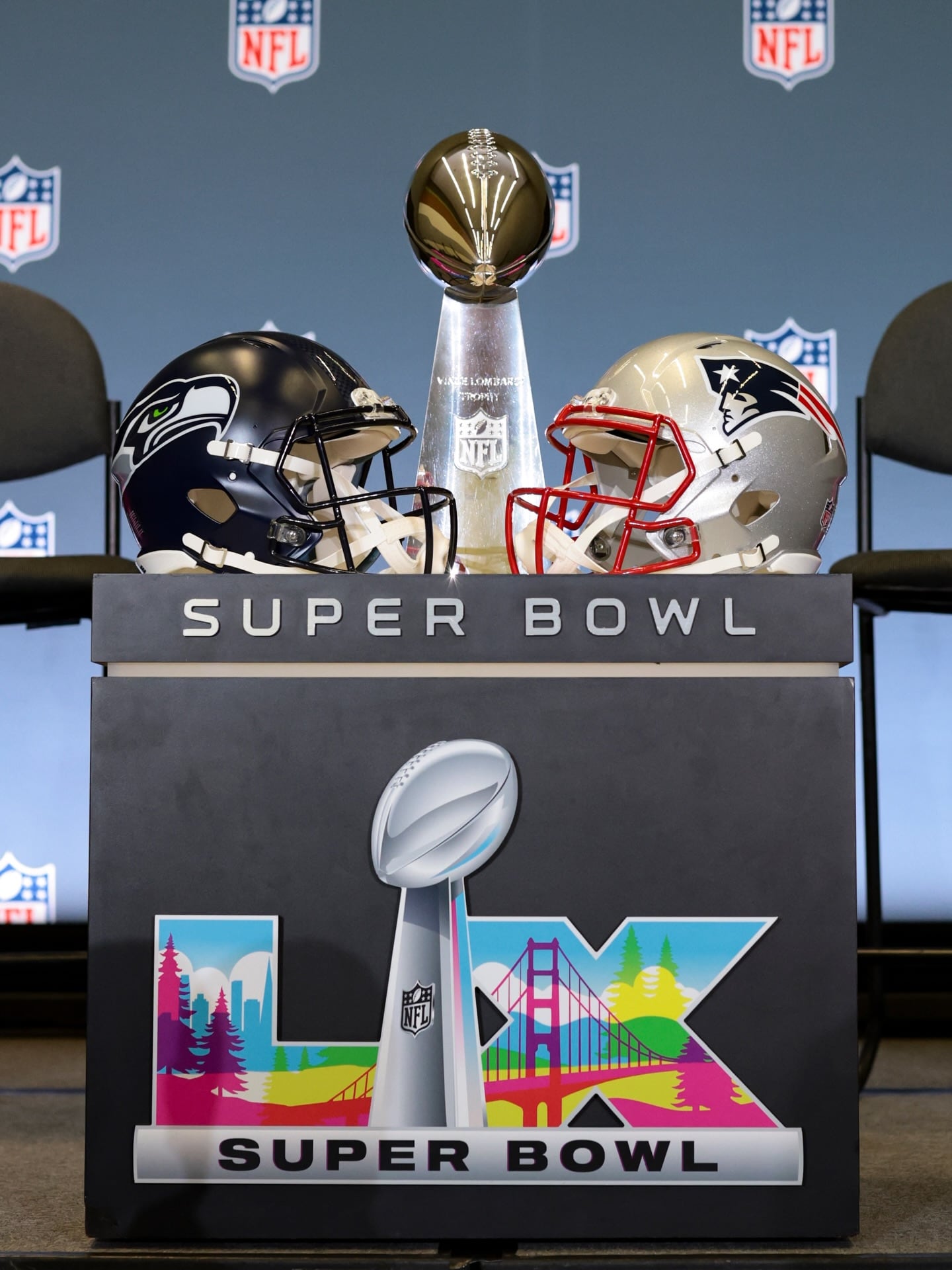El Super Bowl LX se jugará entre los New England Patriots y los Seattle Seahawks hoy domingo 8 de febrero en Santa Clara, California (Facebook/NFL)