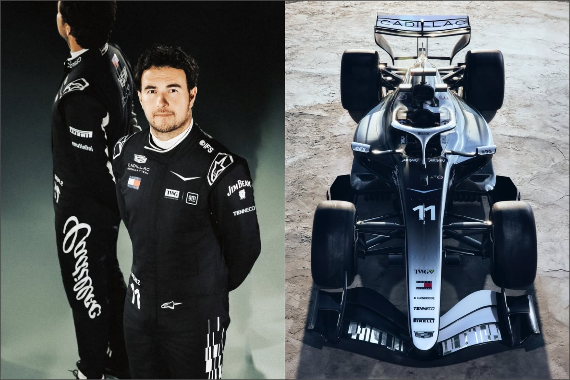 Buenas noticias para los mexicanos: Checo Pérez está de vuelta y mostró su lujoso Cadillac para la F1 2026