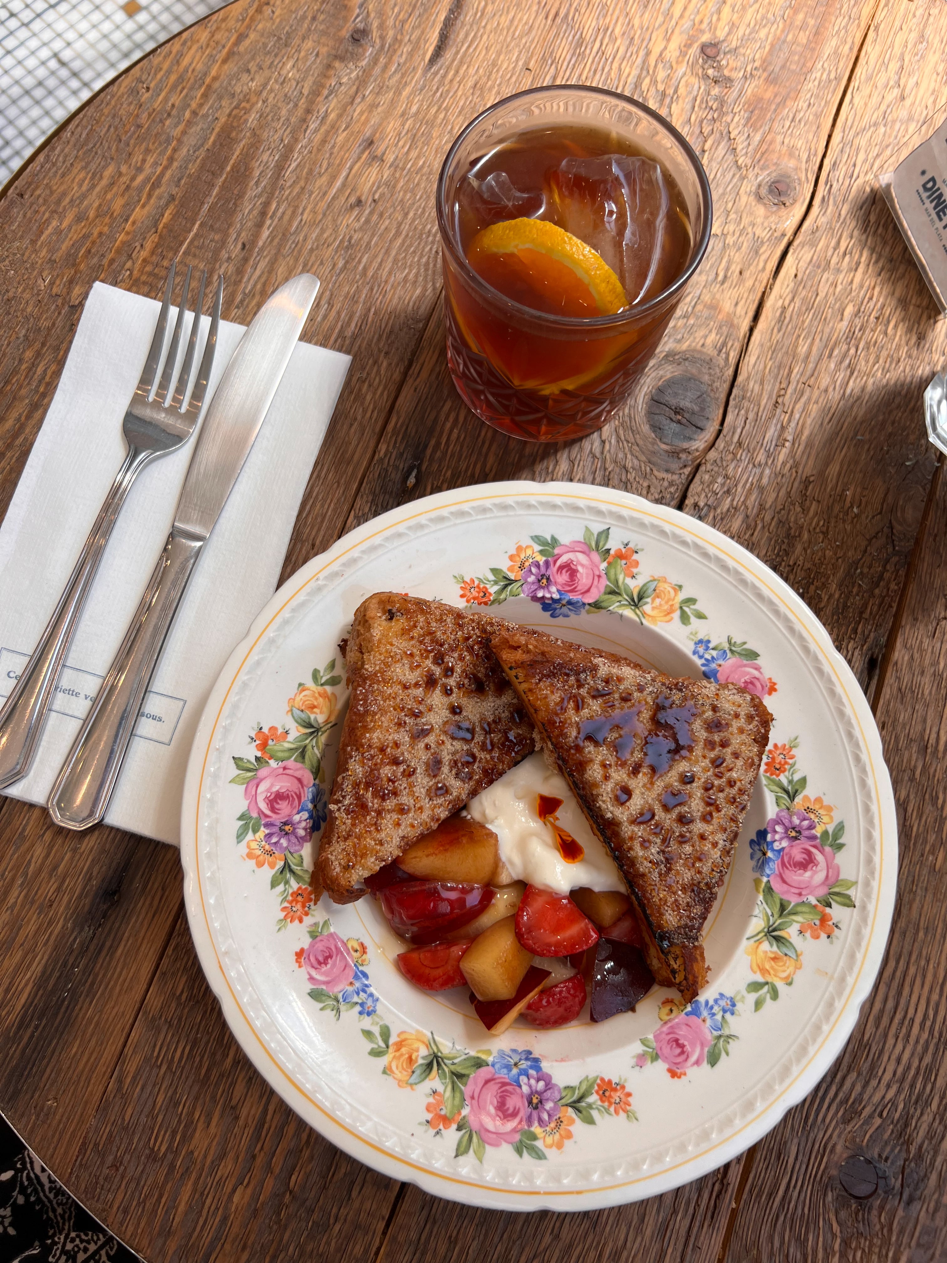 Las clásicas tostadas francesas con frutas