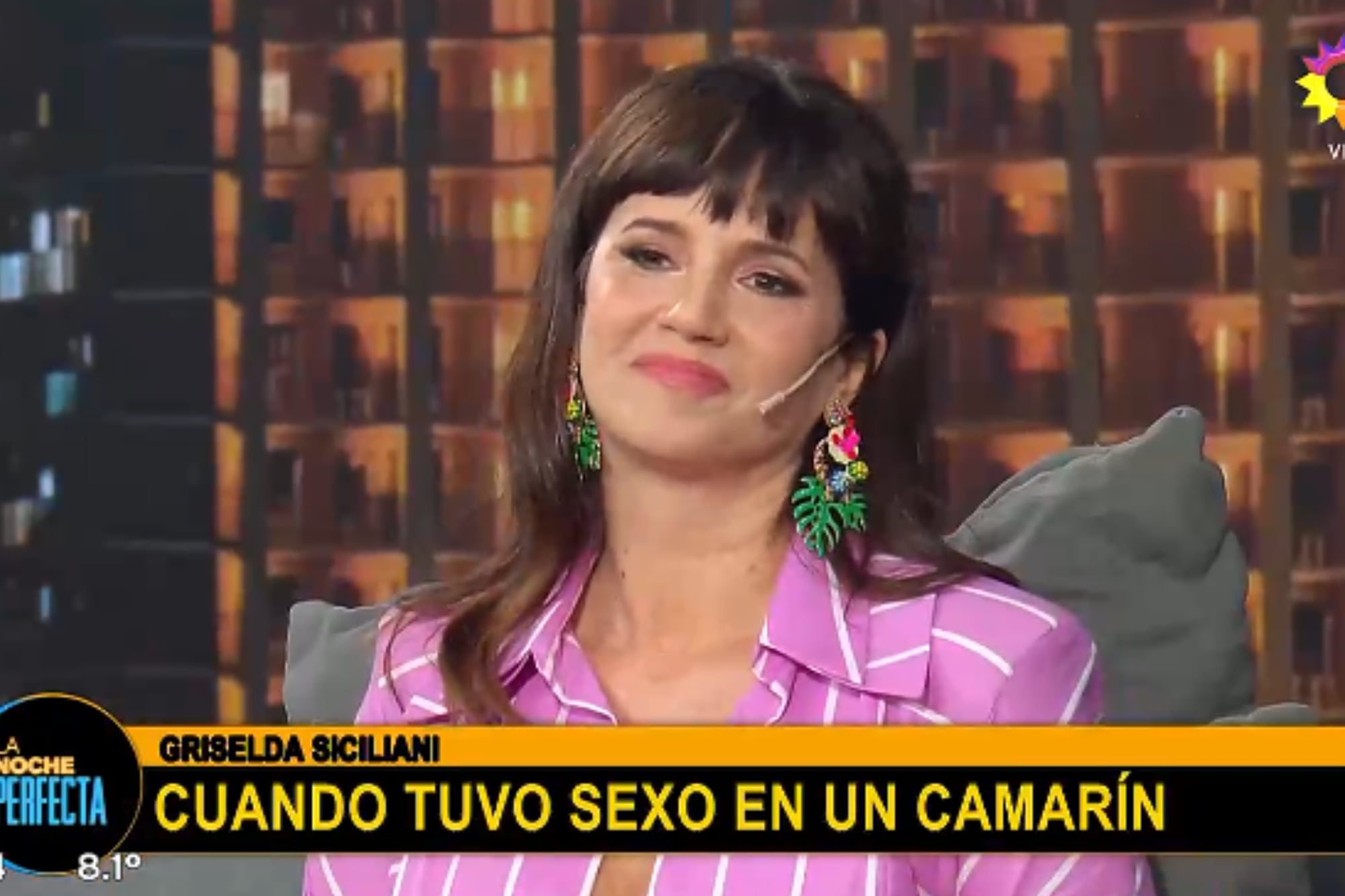 La actriz contó que mantuvo relaciones íntimas en un camarín mientras hacía un programa de televisión (Foto: Captura de TV / eltrece)