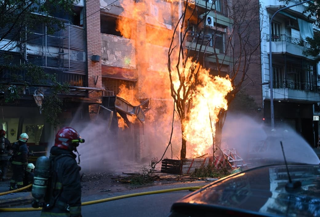 Incendio en Caballito