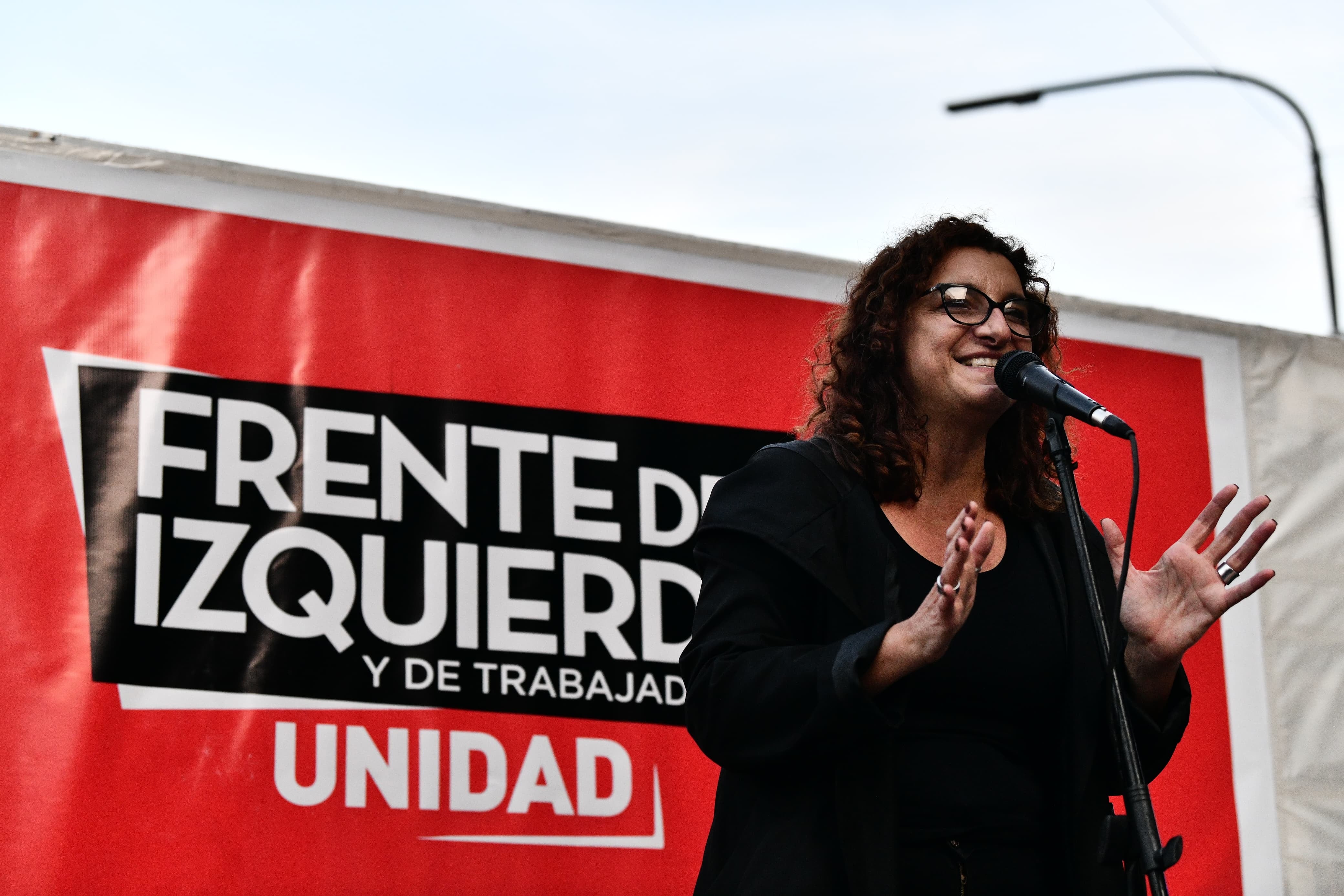 La candidata de la izquierda Vanina Biasi