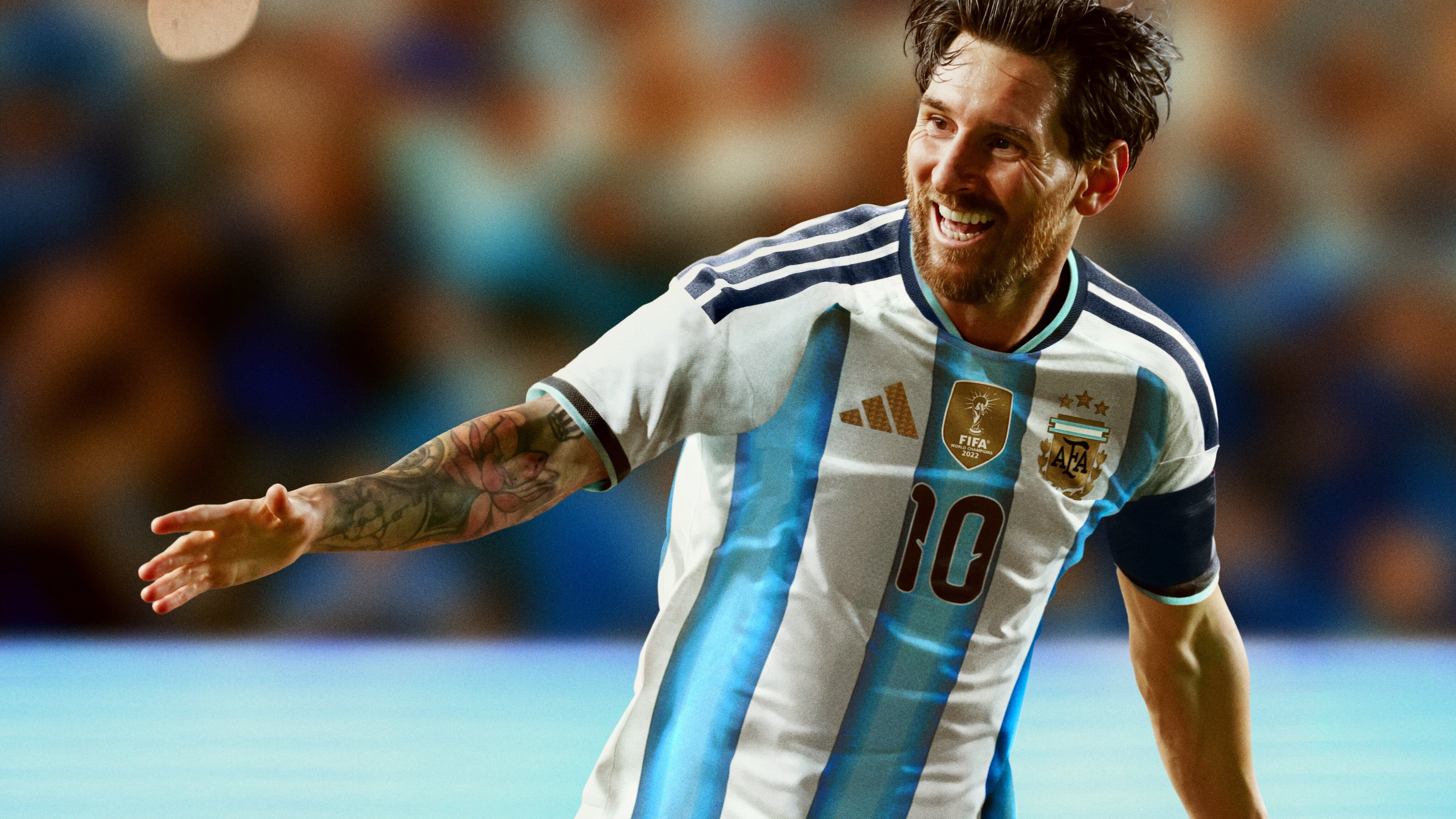 Lionel Messi, el modelo elegido para la camiseta de la selección argentina