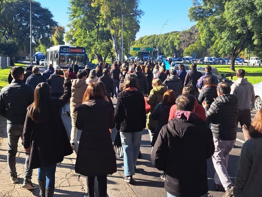 Trabajadores del INTI protestaron esta semana