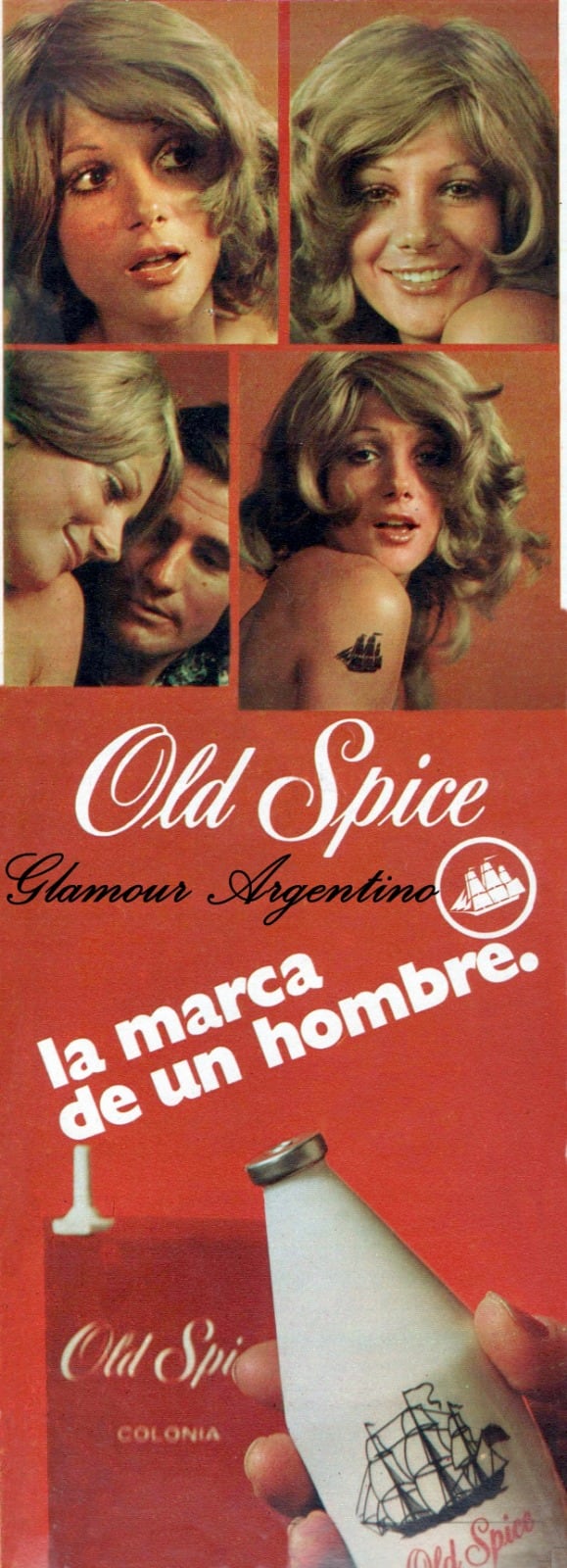 Old Spice, una de las tantas maras que convocaron a Angelika Perrone