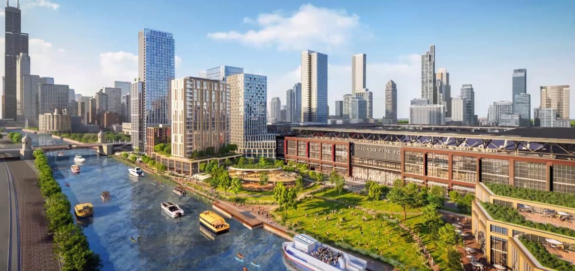 Comenzó la construcción del estadio de Chicago Fire FC: US$750 millones, en plena ciudad y con llegada en barco