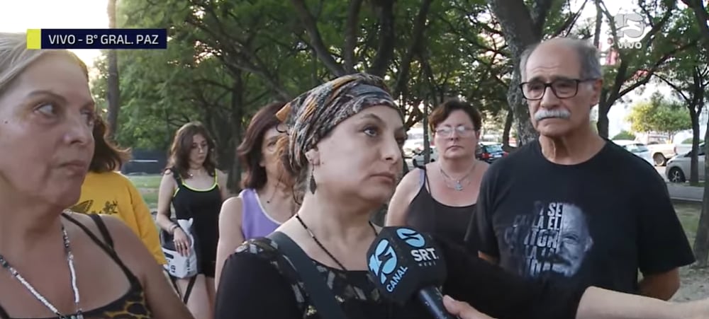 Karina, madre de uno de los alumnos del curso, en diálogo con Canal 10