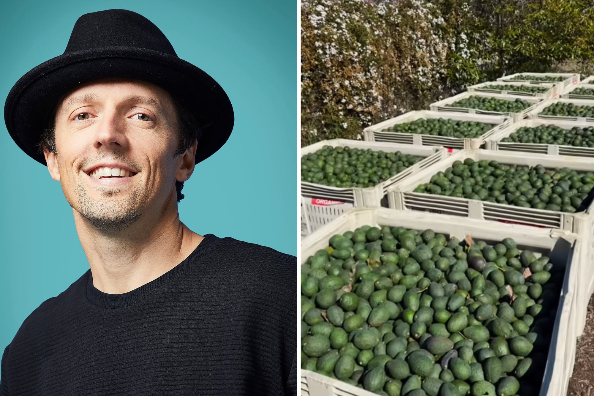 Jason Mraz, el músico que produce paltas y café en San Diego: “Si una granja se maneja bien, sobrevivirá a su agricultor”