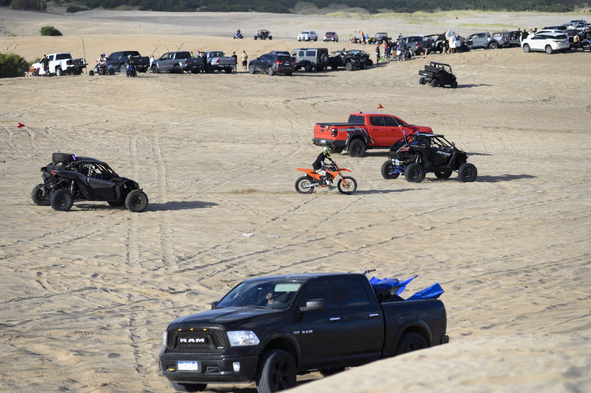 La Municipalidad de Pinamar dispuso un endurecimiento del régimen sancionatorio para la circulación indebida de vehículos tanto recreativos como motorizados en La Frontera