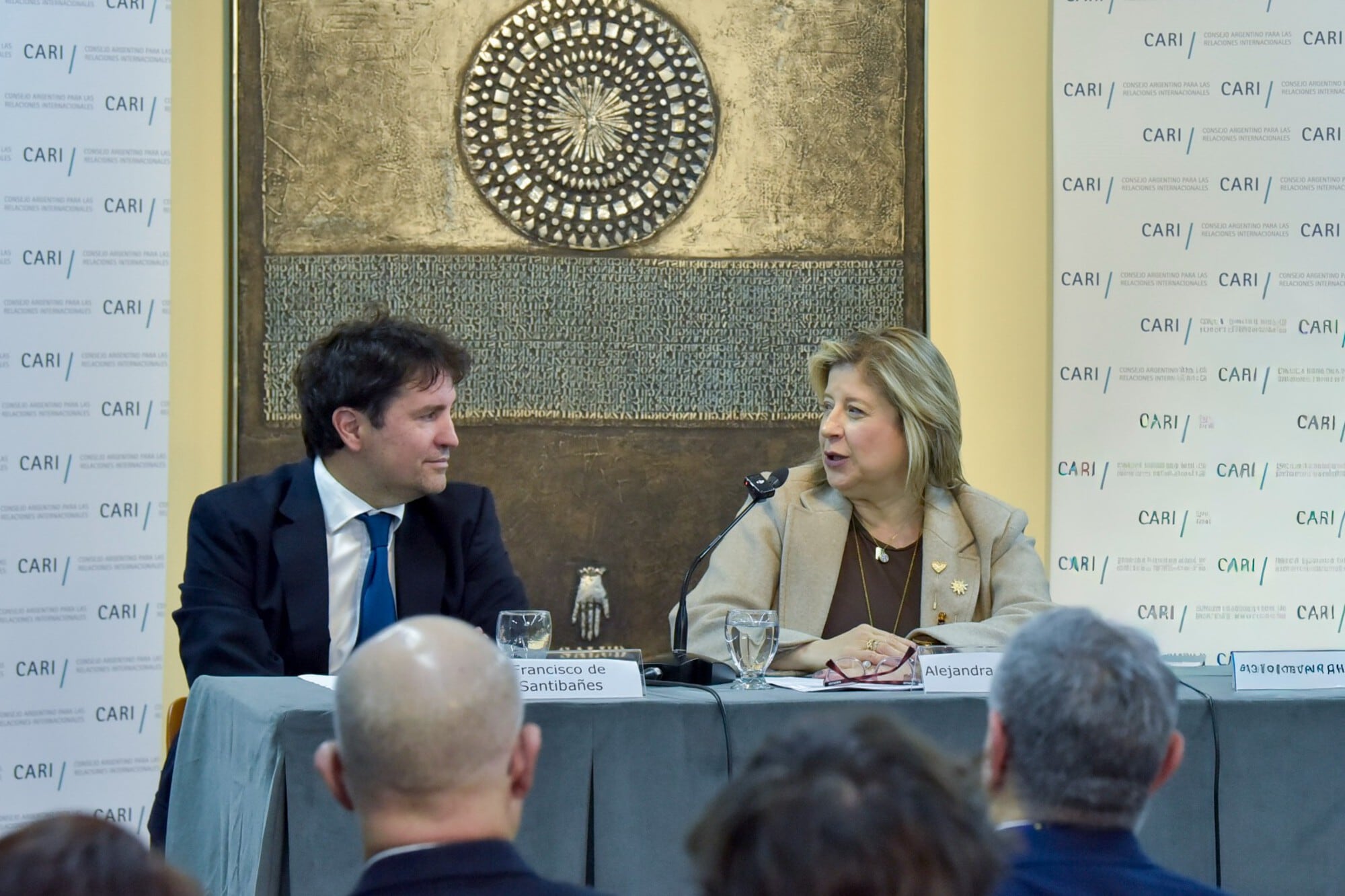 Alejandra Monteoliva y Francisco de Santibañes