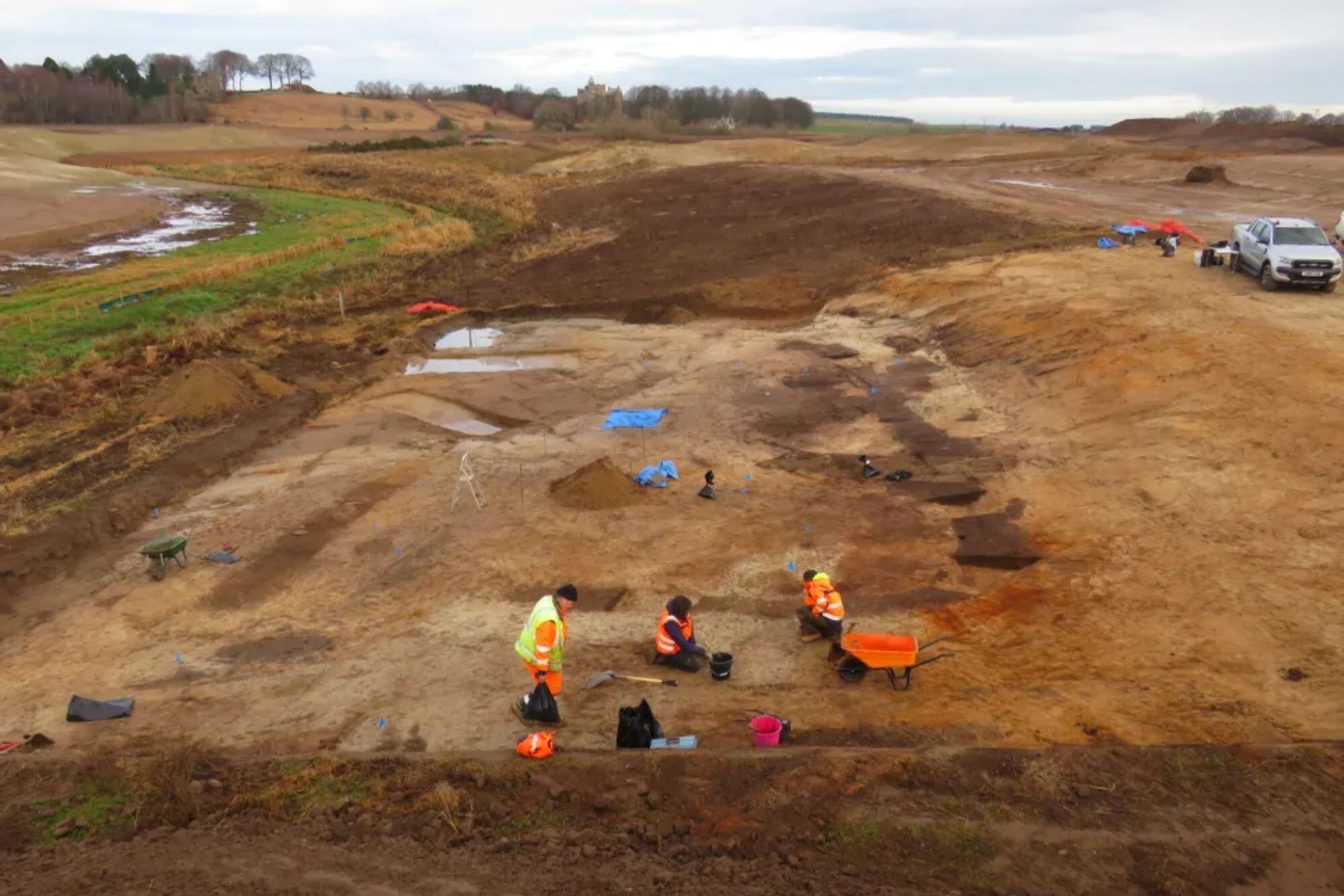 Para los arqueólogos, el hallazgo en Escocia implica un