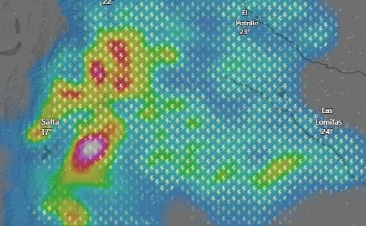 Hay alerta naranja y amarilla por tormentas para este domingo 22 de febrero: las provincias afectadas