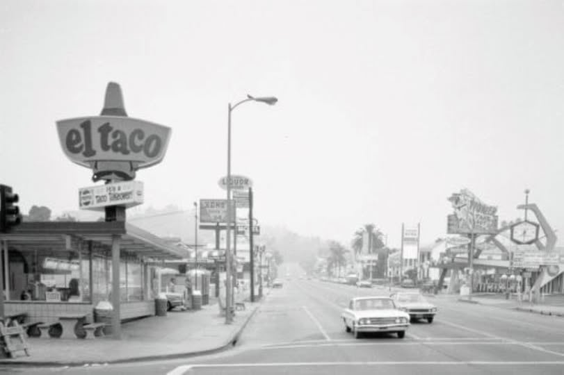 Hollywood Boulevard y Western Avenue, donde vivía la familia DiCaprio (Facebook: Los Angeles Historic)