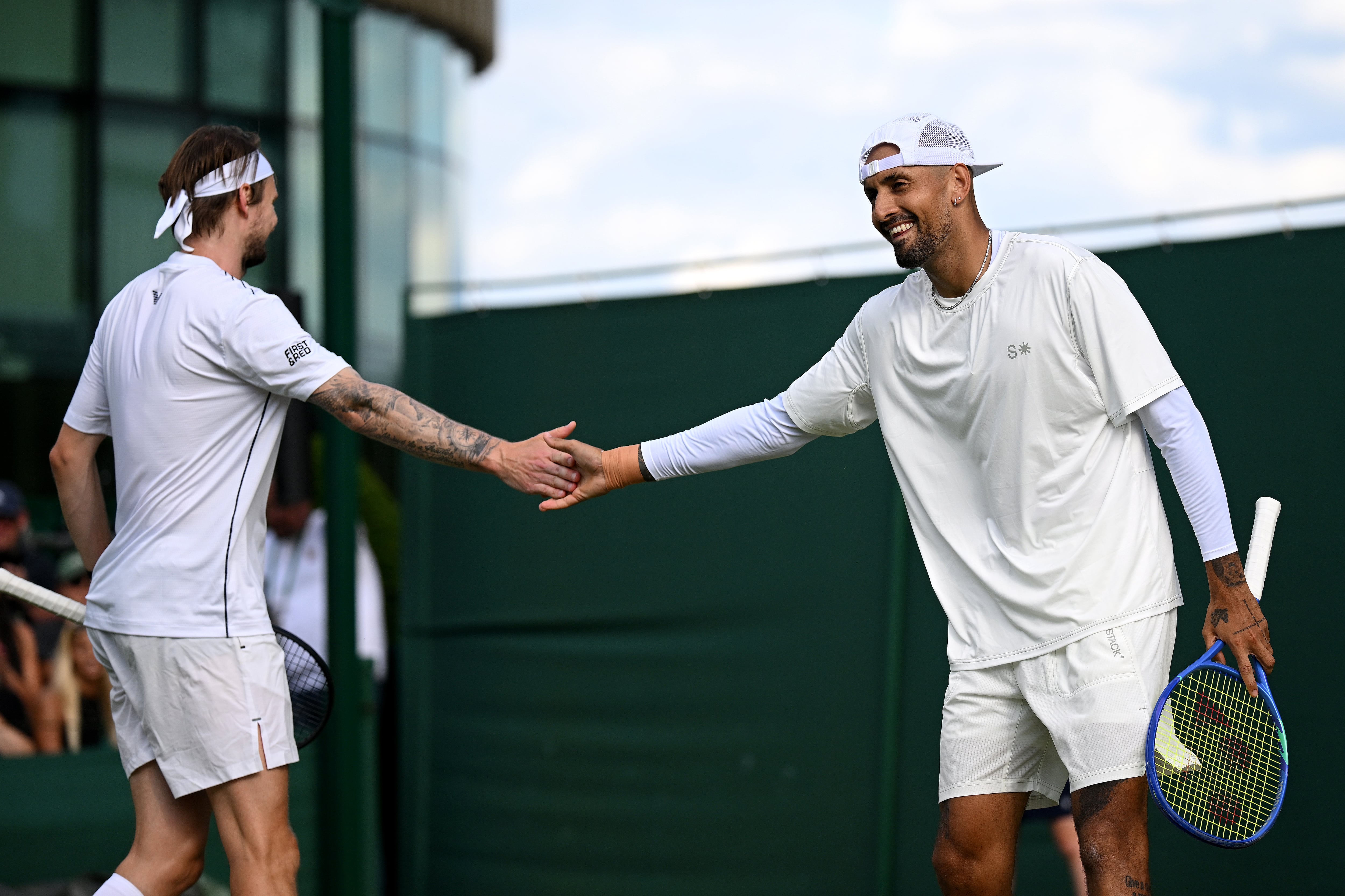 Nick Kyrgios jugó, probablemente, por última vez en Wimbledon: lo hizo en dobles, con Alexander Bublik, tras recibir una invitación