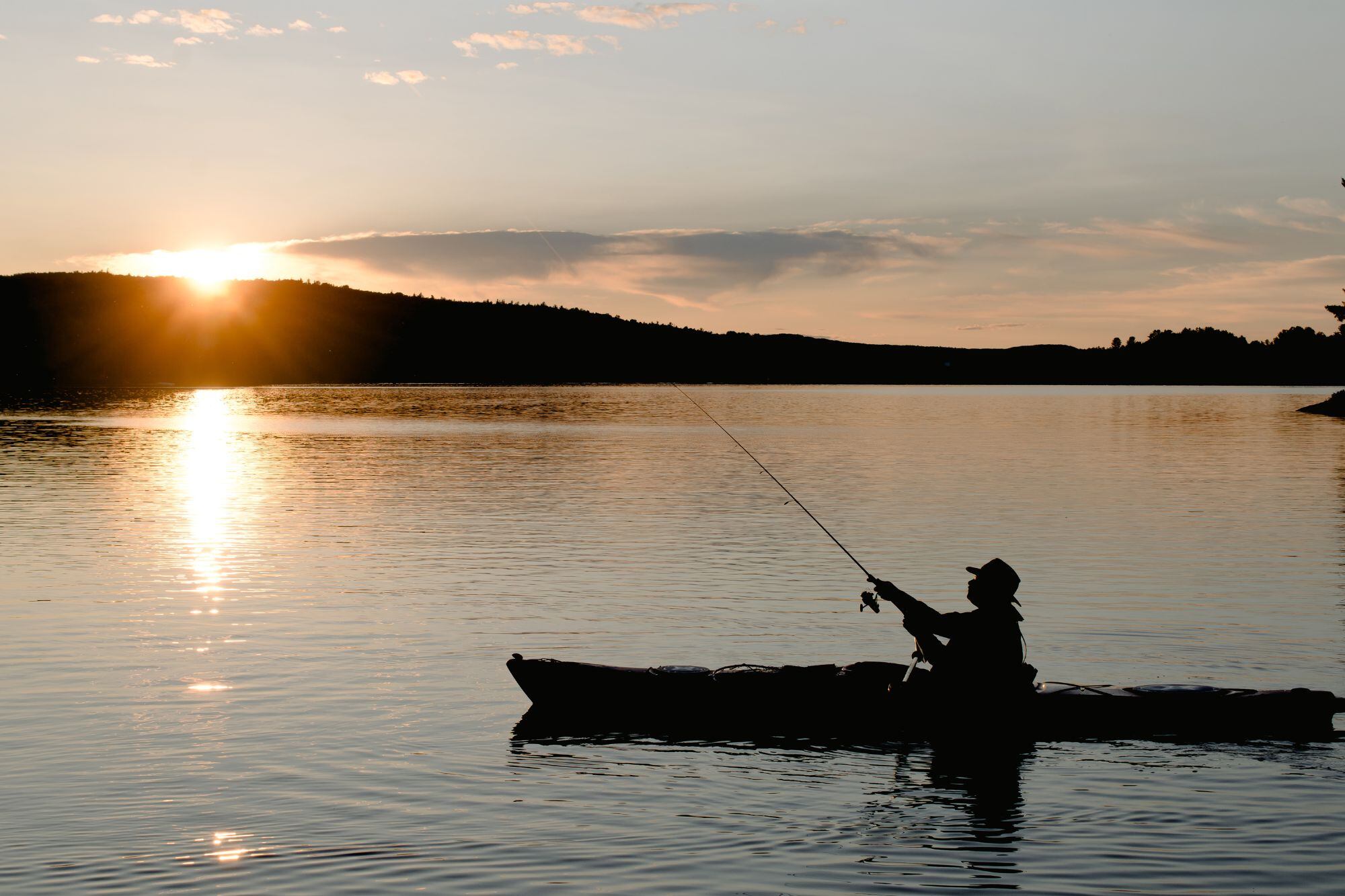 Entre sus actividades recreativas favoritas está la pesca