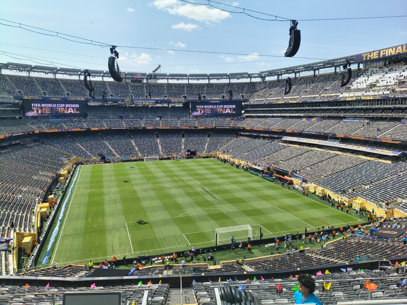 El estadio MetLife, donde se disputa la final del Mundial 2026 entre la Argentina y España