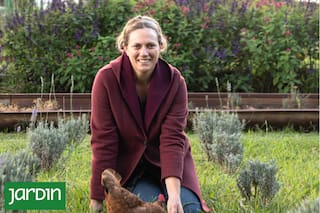 Se animó a vivir en el campo y ahí puso en práctica todo lo aprendido durante su infancia