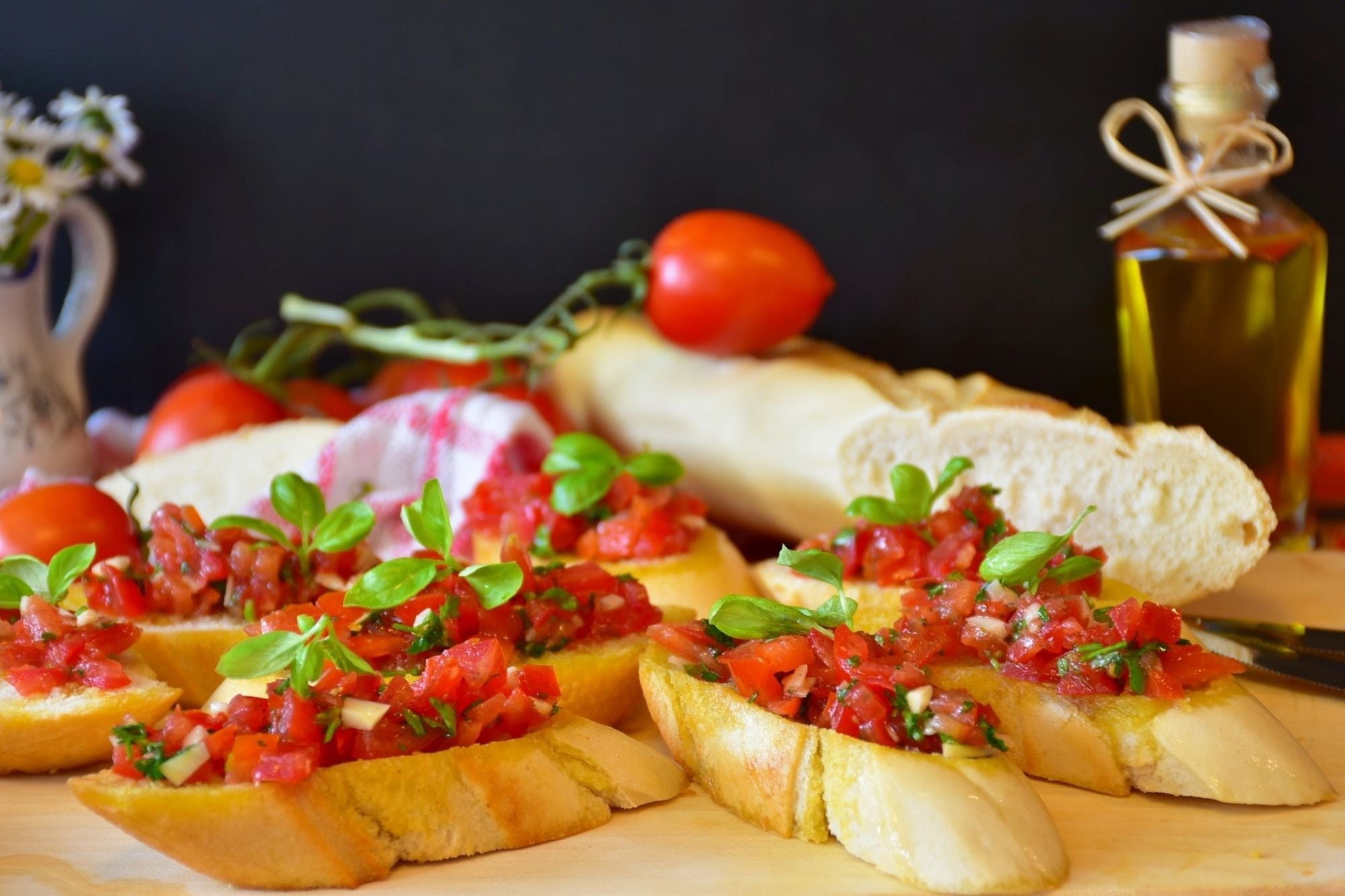Para Ricci un buen plato parte de buenos tomates y albahaca fresca