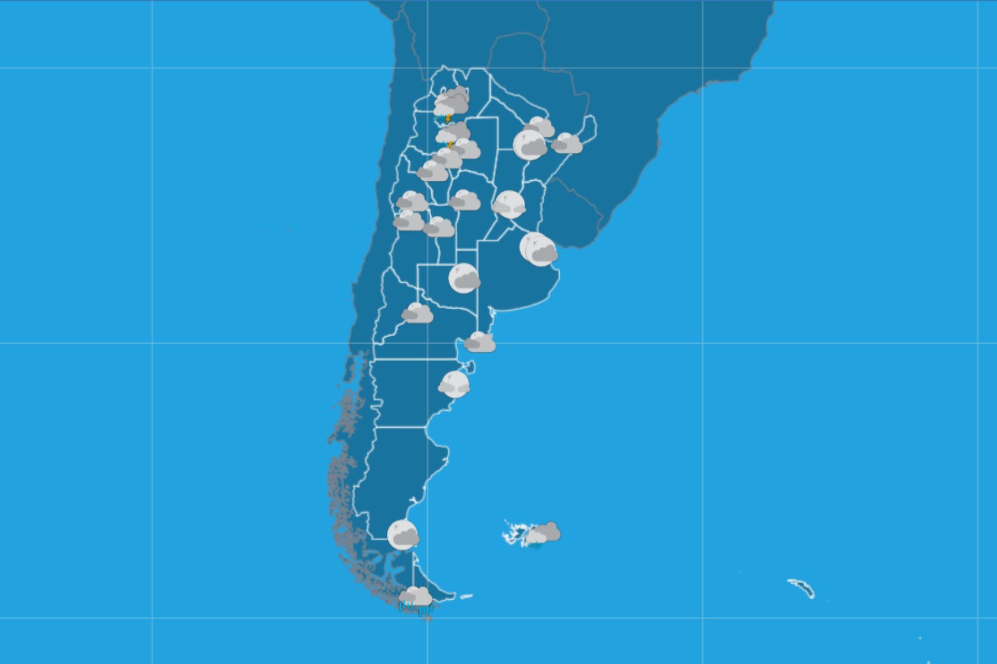 Así será el clima en los distintos puntos del país el 14 de marzo