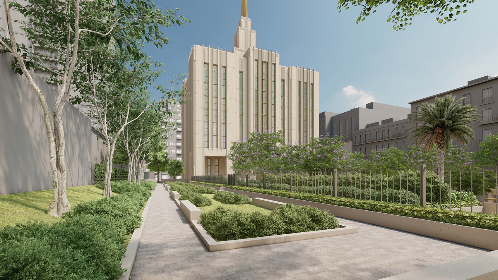 Así quedaría el nuevo templo mormón