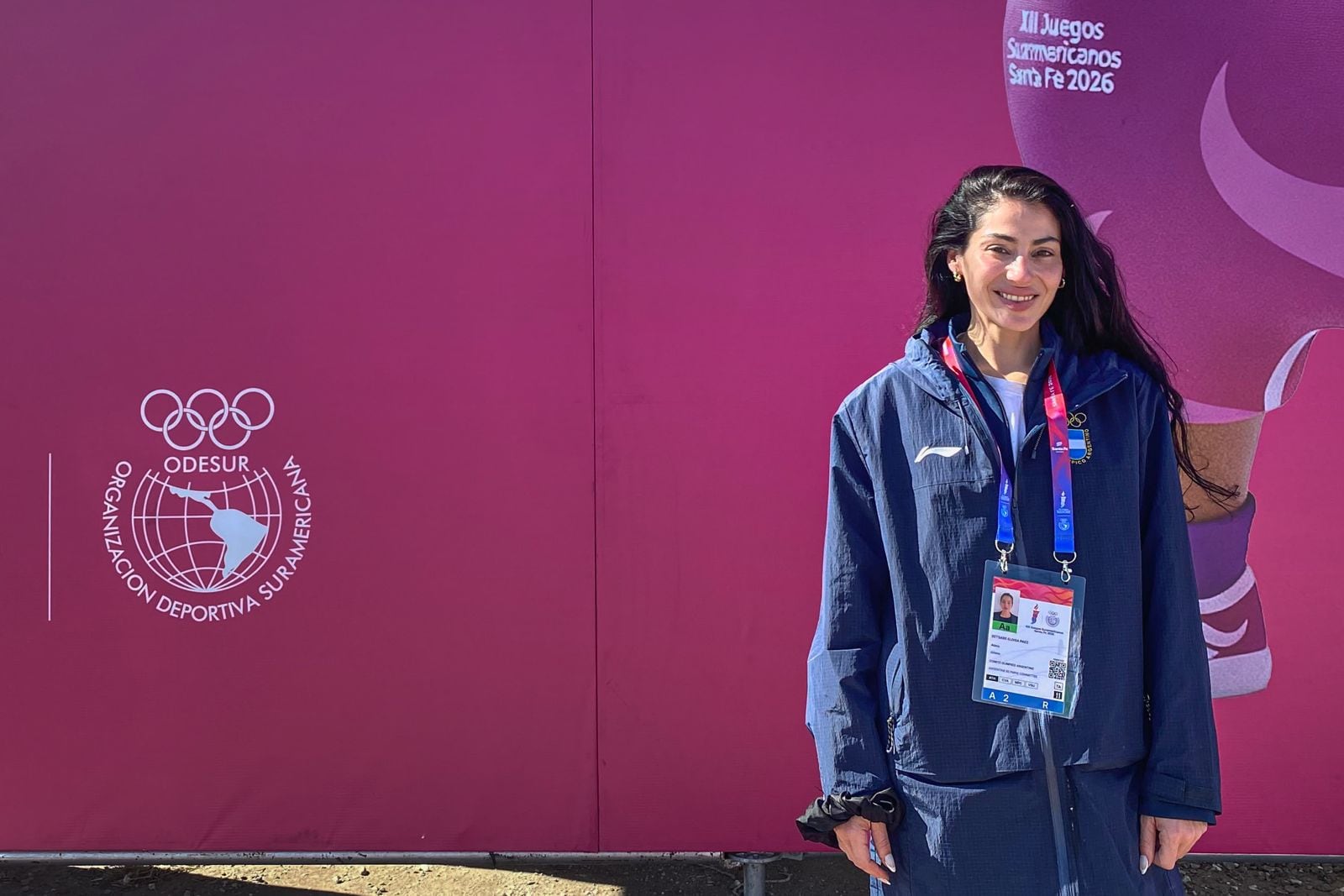 Betsabé Páez sonríe en la Villa Suramericana de Santa Fe, donde se está reencontrando con sus mejores sensaciones