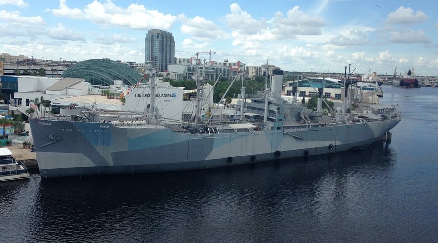 El barco museo en Tampa, Florida