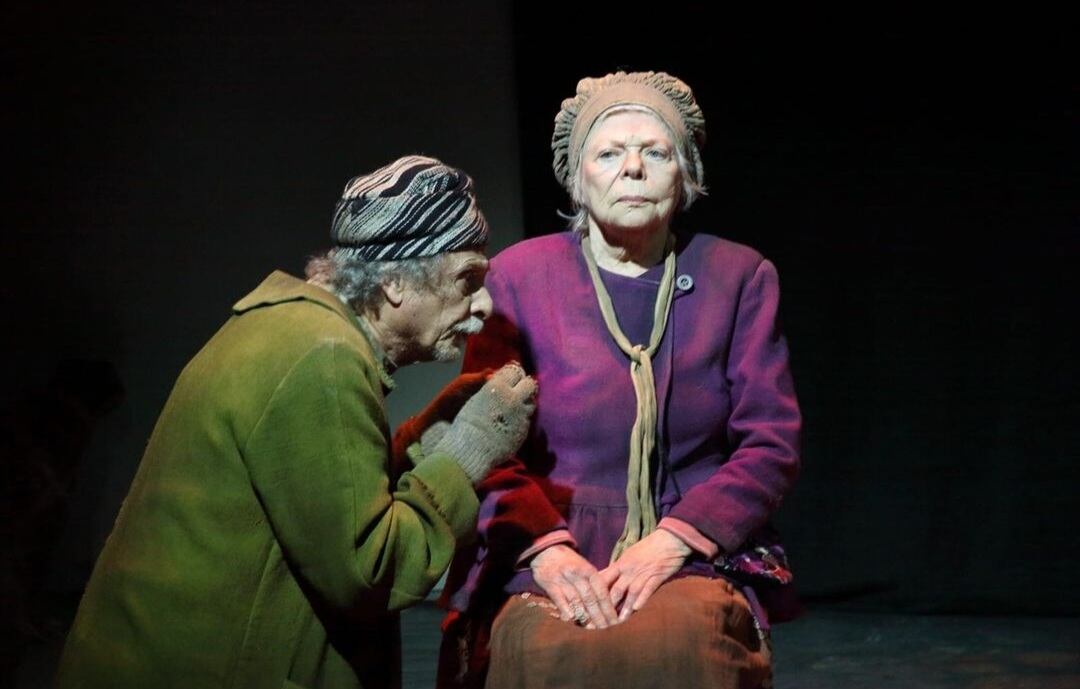 Con Elena Petraglia en Réquiem, una de sus últimas apariciones