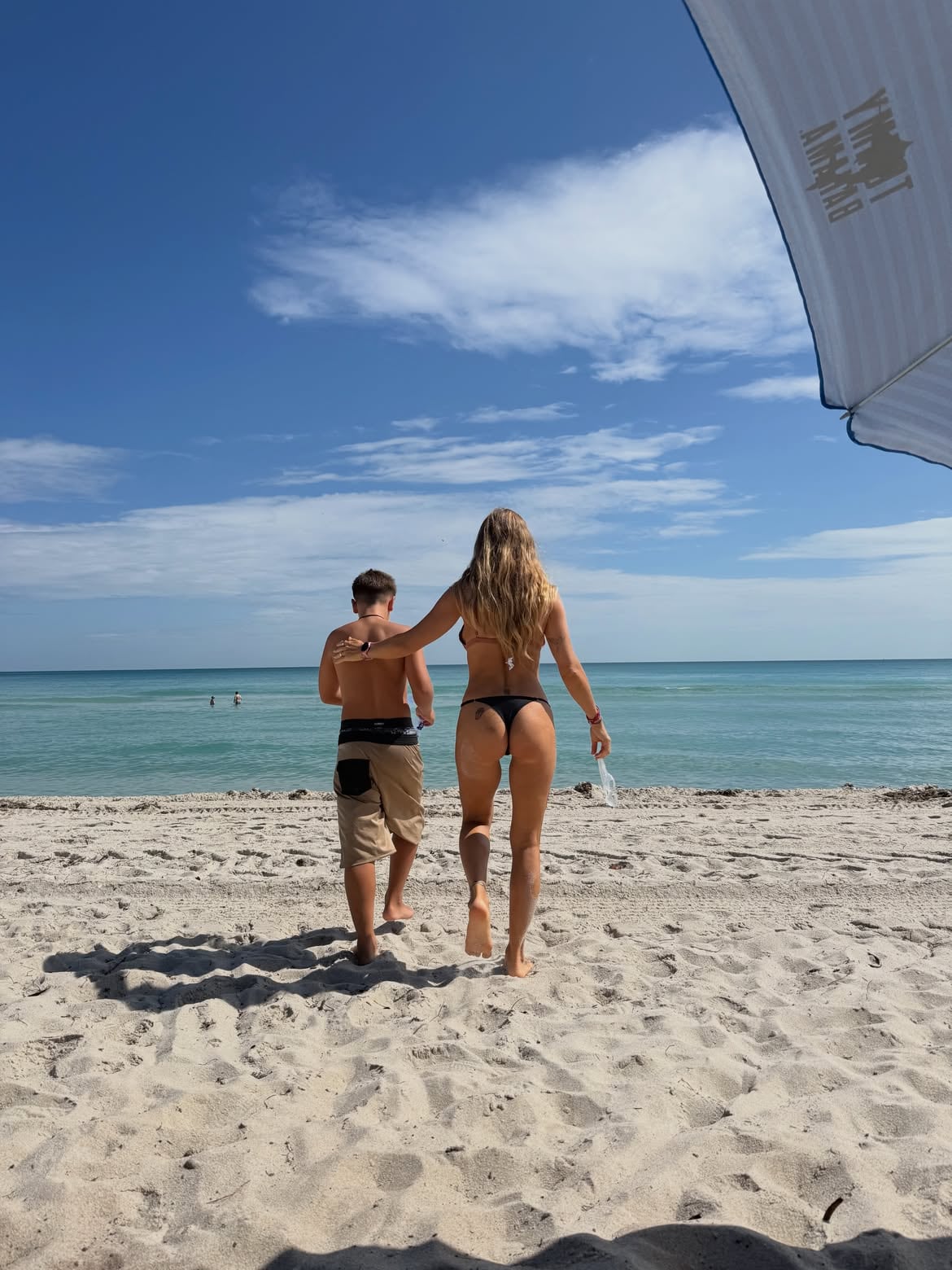 Jimena Barón con Momo