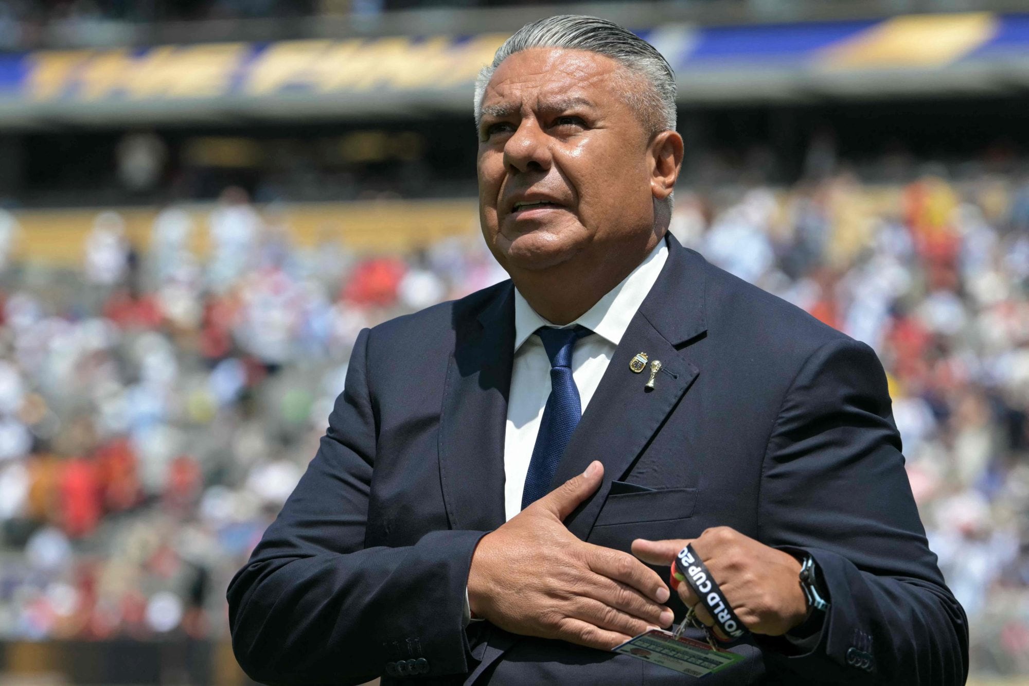 El titular de la Asociación del Fútbol Argentino (AFA), Claudio