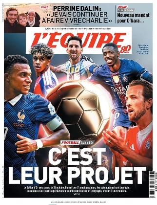 La portada del periódico francés en la que aparece Messi