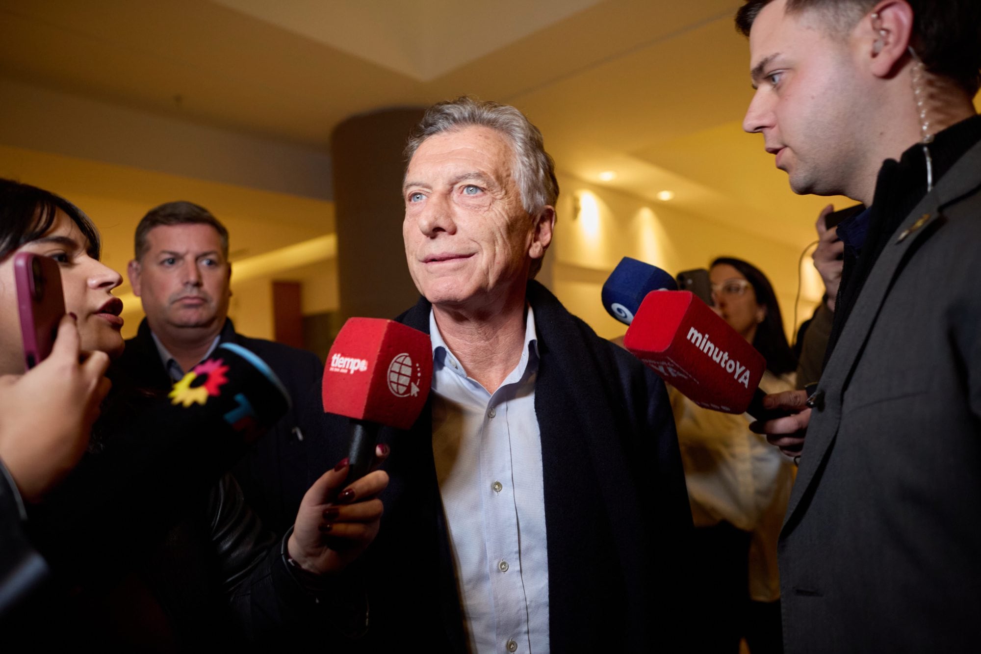 El expresidente argentino y presidente del PRO, Mauricio Macri, participa en Mendoza, Argentina, de una nueva edición de Próximo Paso, el ciclo político del partido, junto a dirigentes nacionales, provinciales y referentes de la región Cuyo.