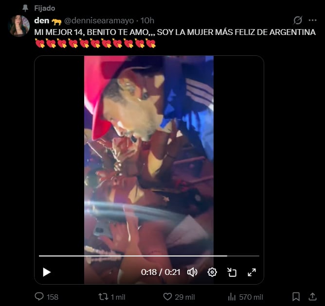 El video se viralizó rápidamente en X