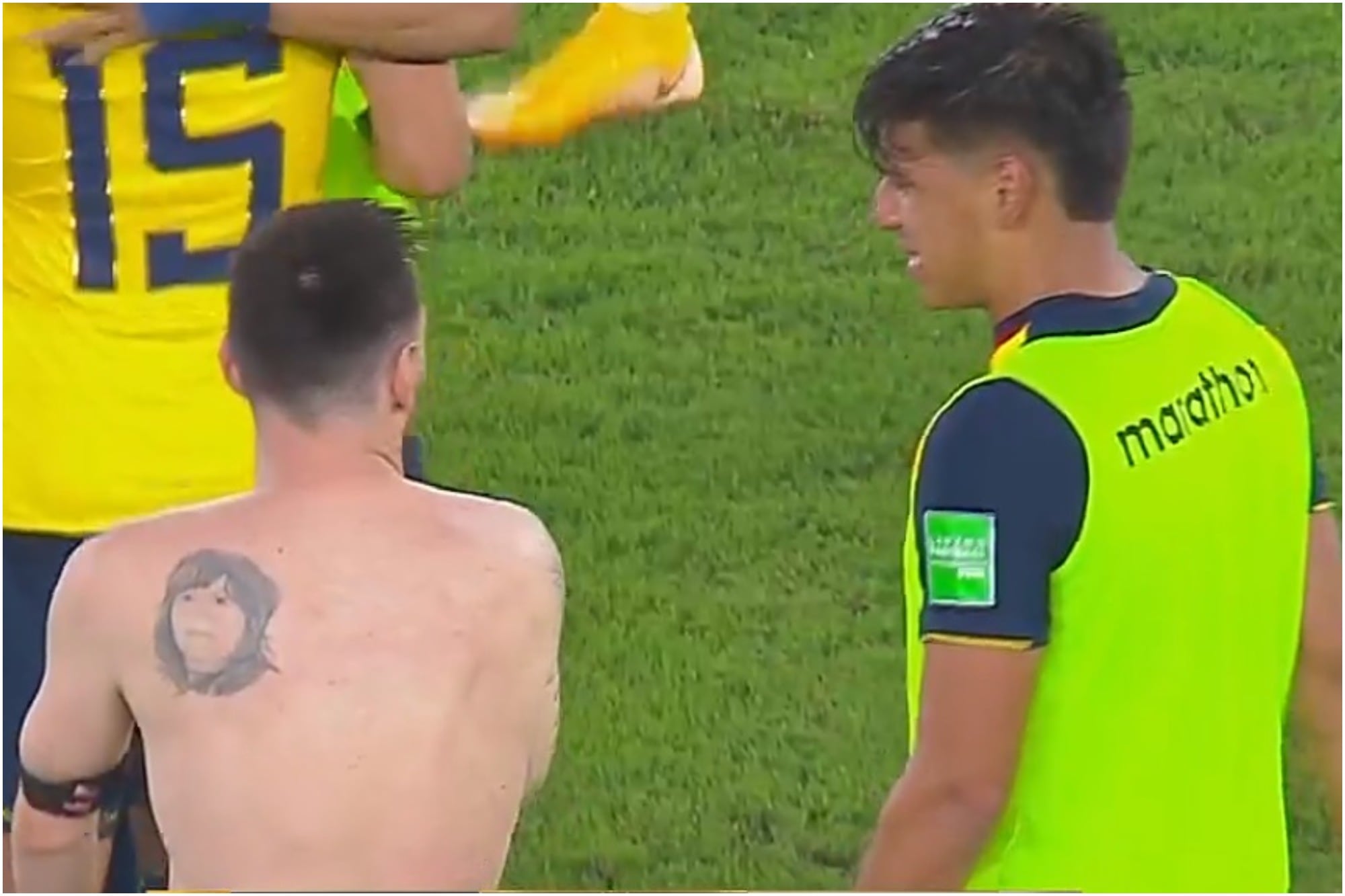 El tatuaje de la espalda de Lionel Messi generó controversia entre los fanáticos