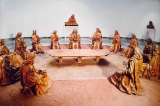 Zapatitos "de la suerte" para los astronautas que fueron a la Luna