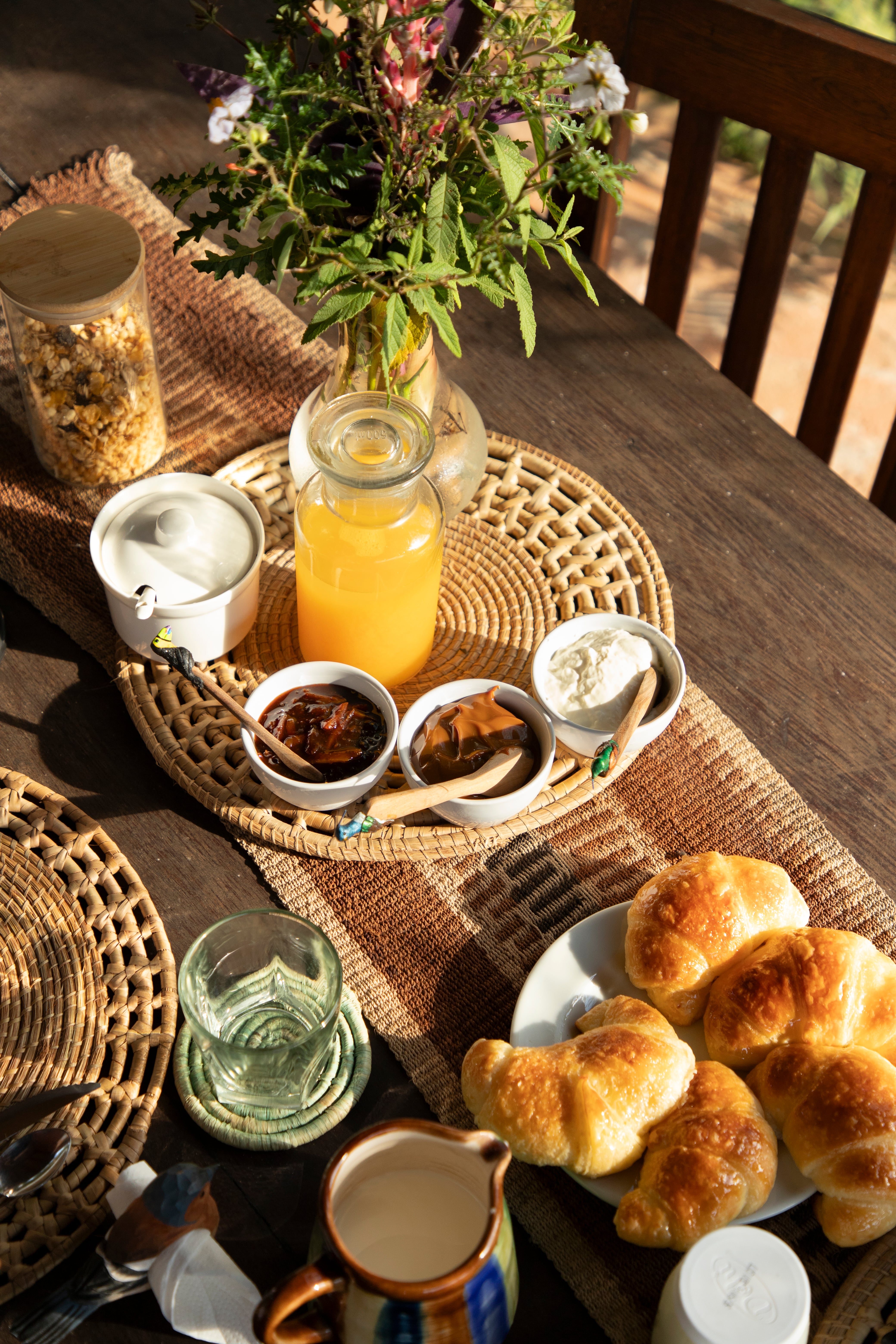 El desayuno de Iberá Birding Lodge.