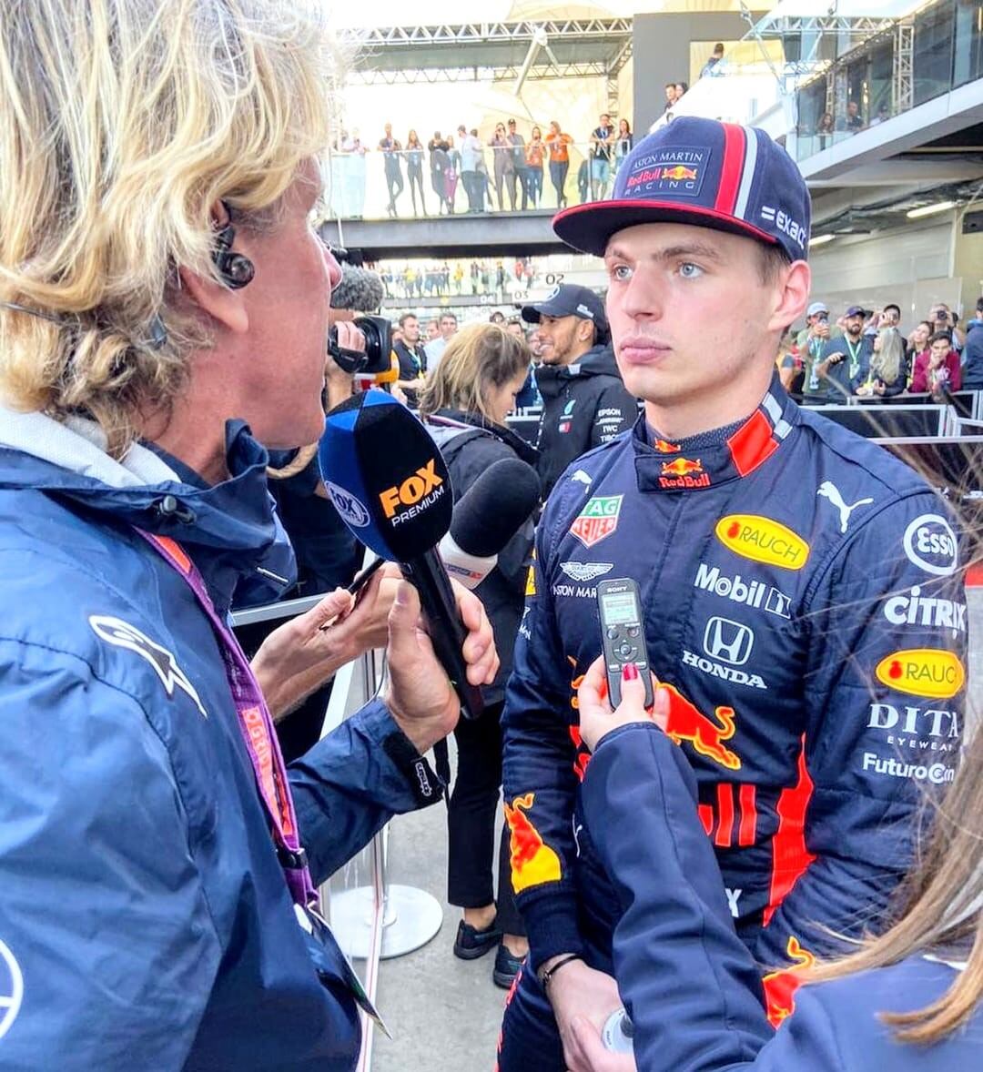 Con Max Verstappen fueron compañeros de un partido de polo jugado en camello.