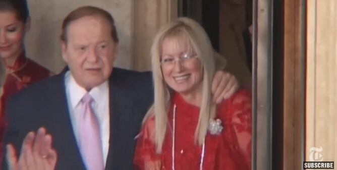 Miriam y Sheldon Adelson donaron 500 millones de dólares al Partido Republicano desde el 2010 hasta el 2021. Foto: The New York Times