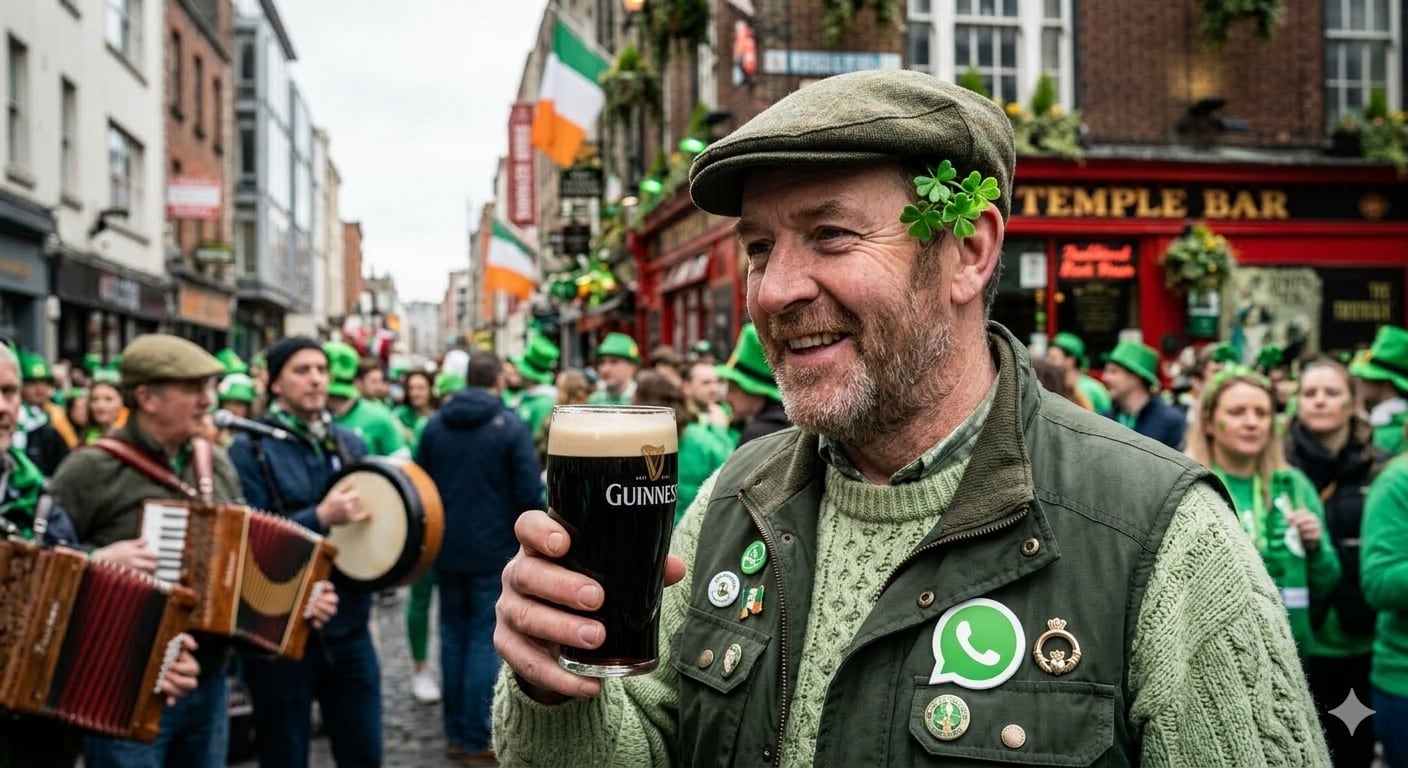 Hoy se celebra San Patricio (imagen trabajada con IA)