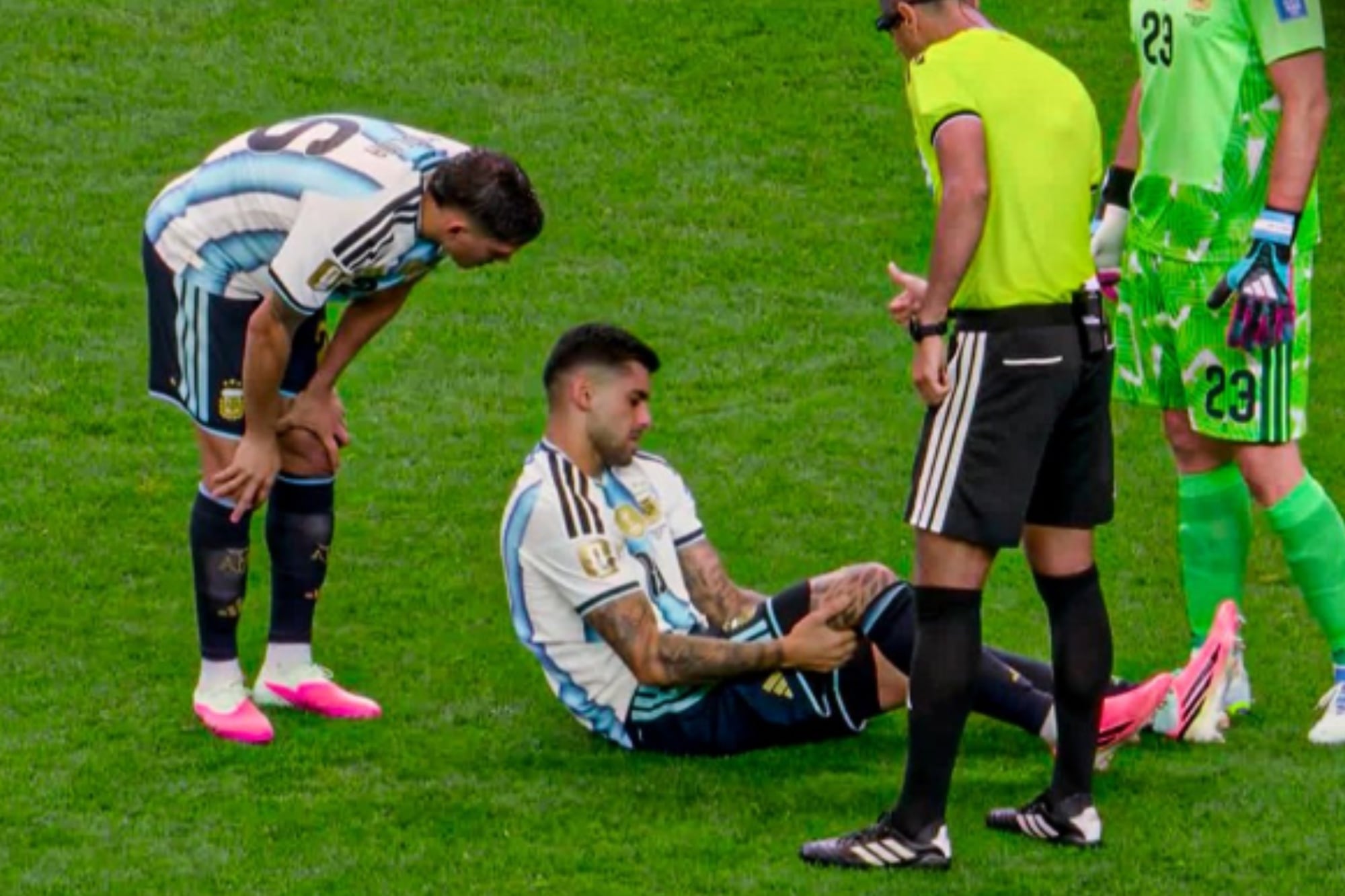 Cuti Romero habló de la charla que tuvo con los médicos de la selección argentina