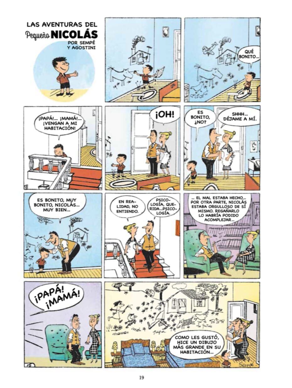 La primera página de la historieta data del 25 de septiembre de 1955. La última apareció el 20 de mayo de 1956