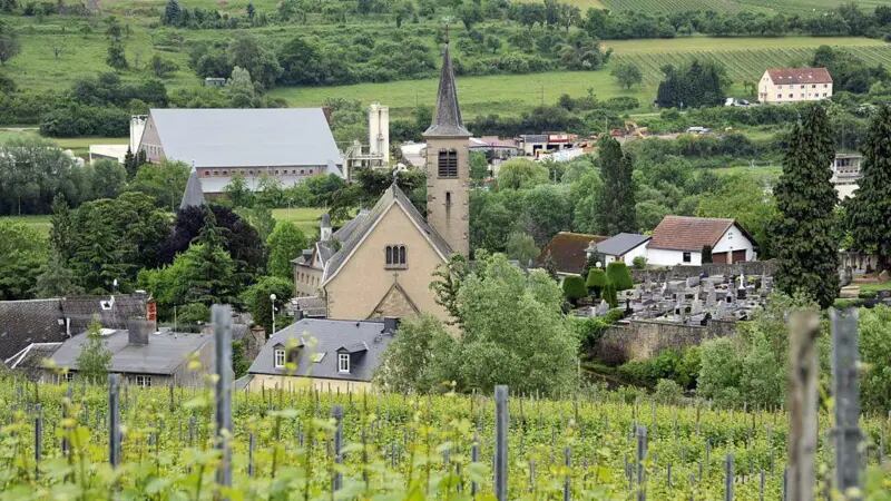 El pueblo de Schengen queda junto al valle del Mosela