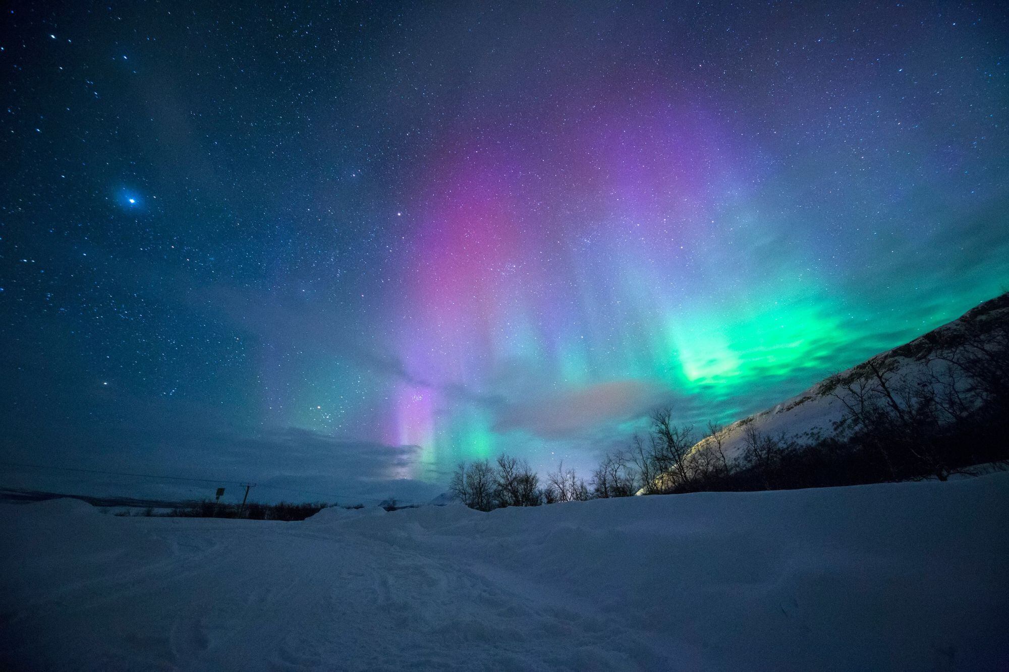 Las auroras boreales requieren de ciertas condiciones para poder disfrutar del fenómeno