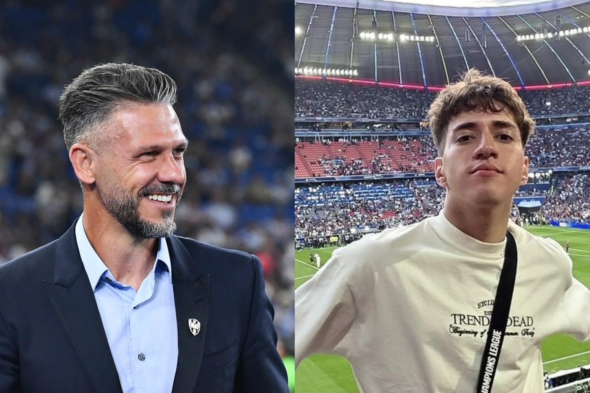 El crossover menos esperado del Argentina Open: Demichelis disfrutó la final junto a Bauleti