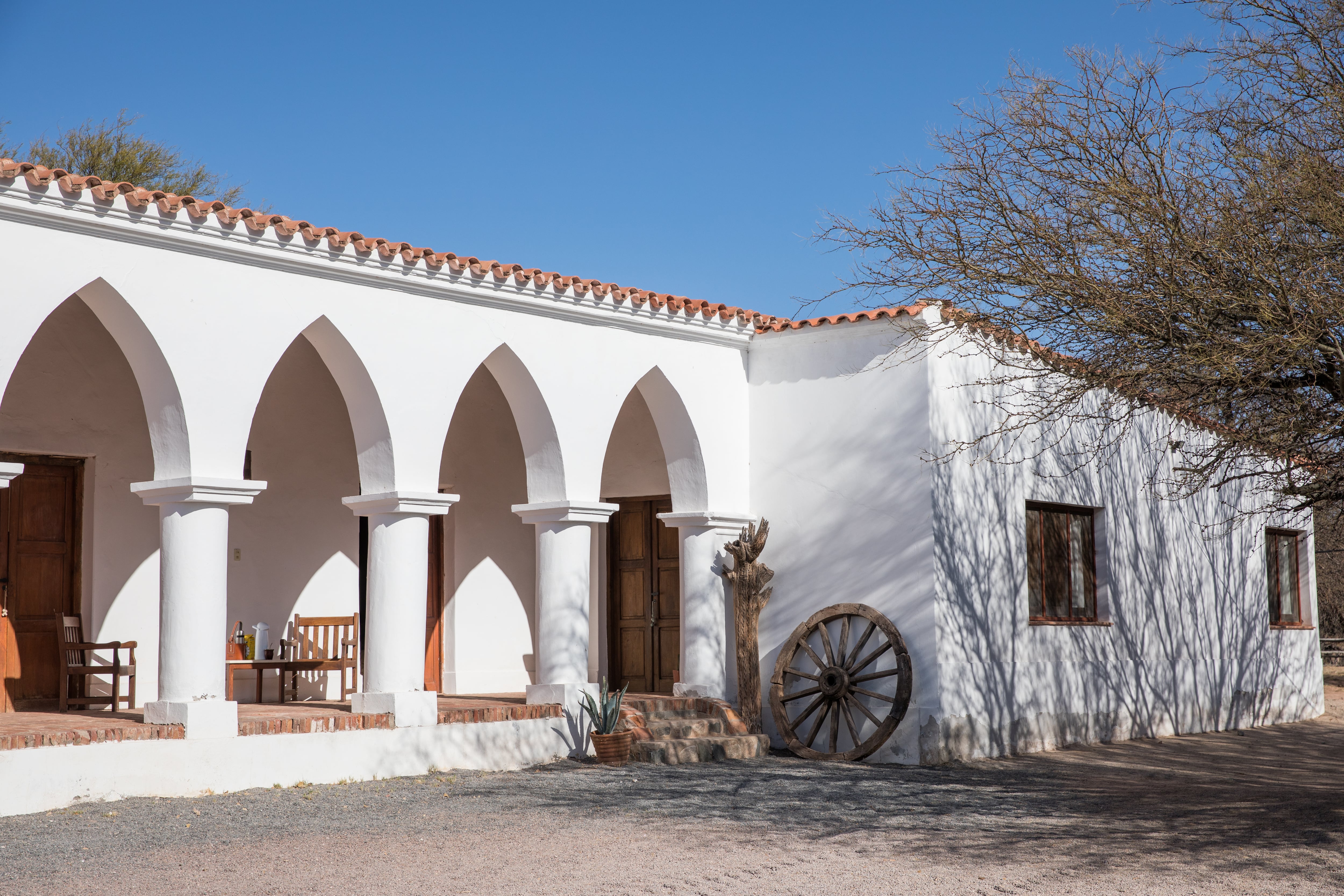 El casco de la estancia data de 1890.