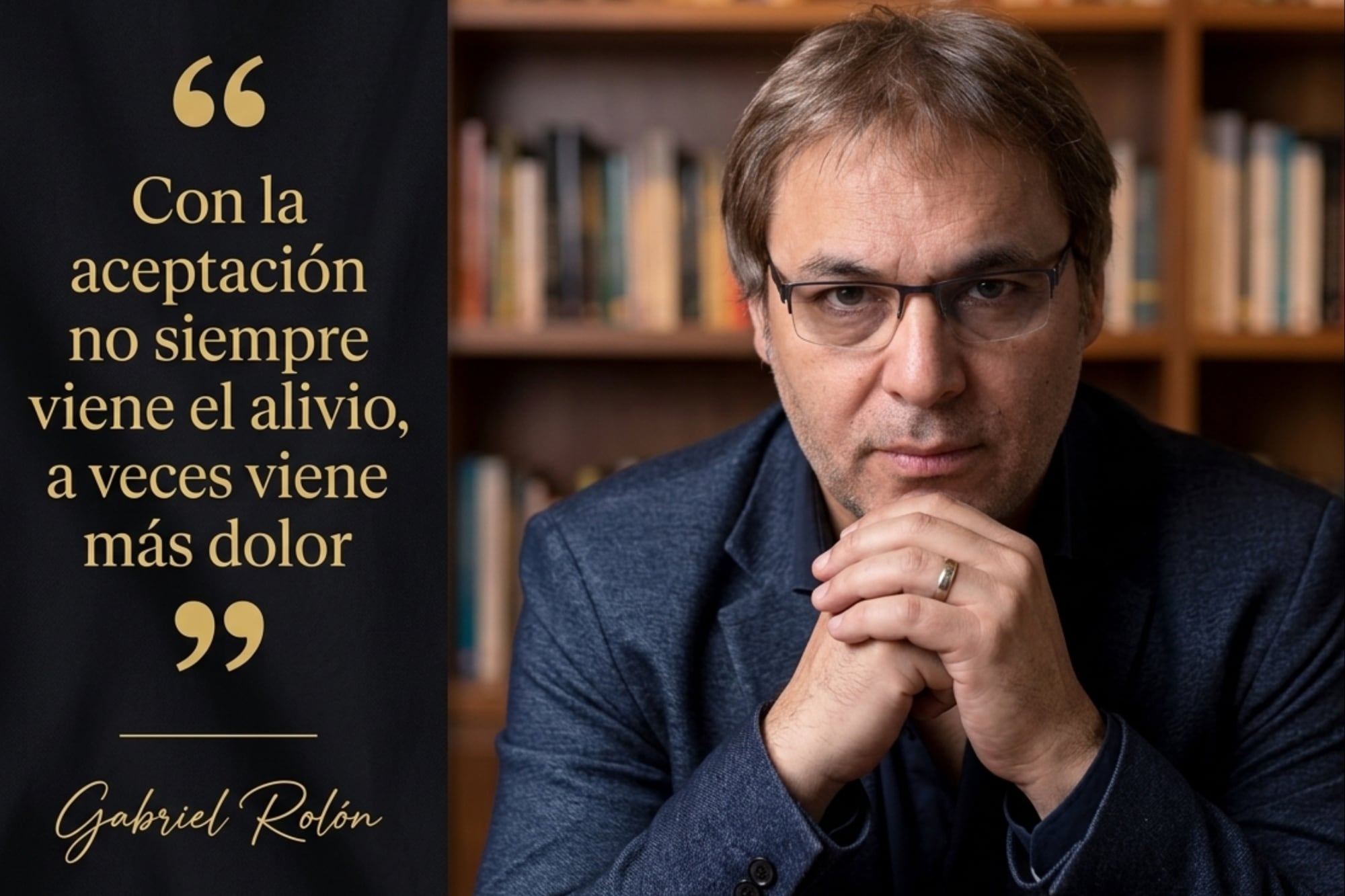 Gabriel Rolón sorprendió al público con una profunda reflexión (Foto: IA)