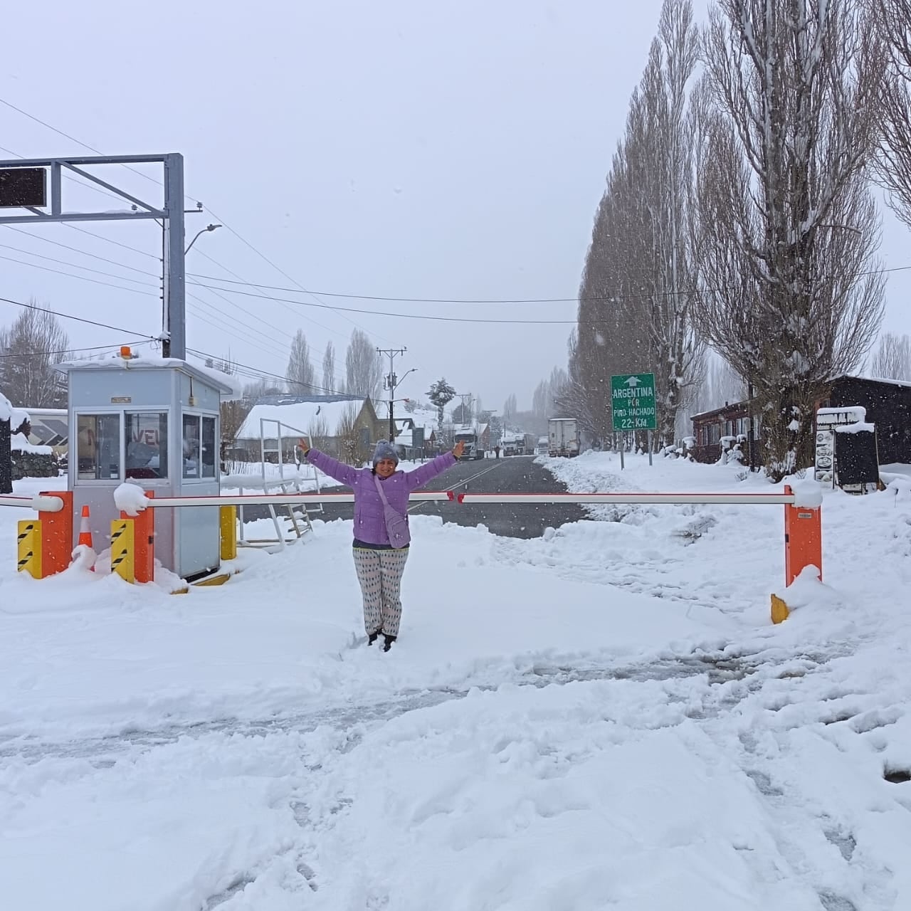 En medio de la nieve: María Jesus