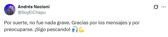 El mensaje de Nocioni